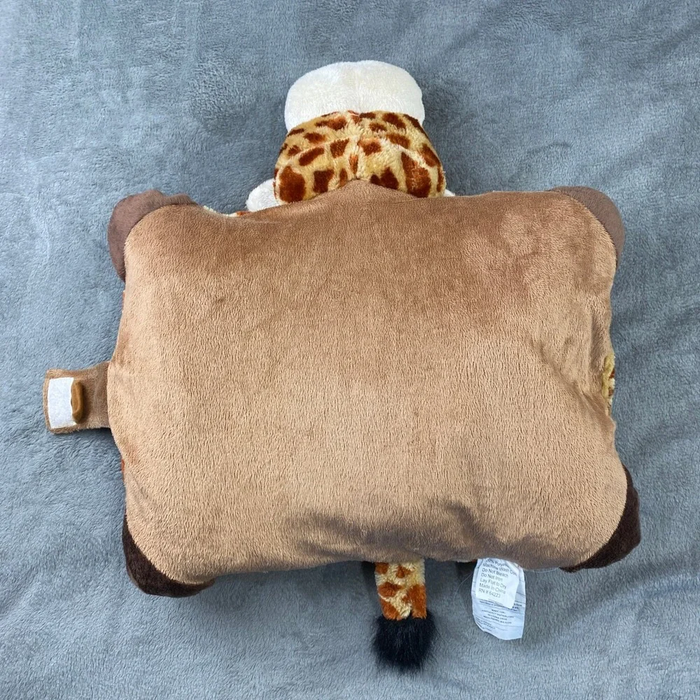 Jolly Giraffe Pillow Pets Originals Stuffed‎ Animal Plush Brown Safari